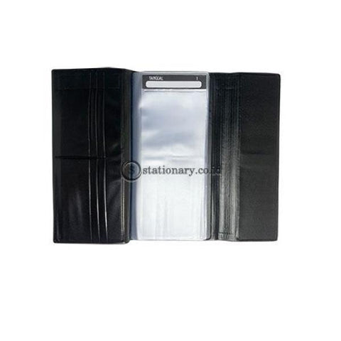 Yushinca Wallet Organizer Keeper Magnet Expanding File For Check Motif Fashion Hitam Putih #c-016