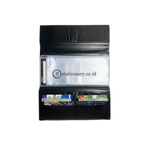 Yushinca Wallet Organizer Keeper Magnet Expanding File For Check Motif Fashion Hitam Warna #c-016