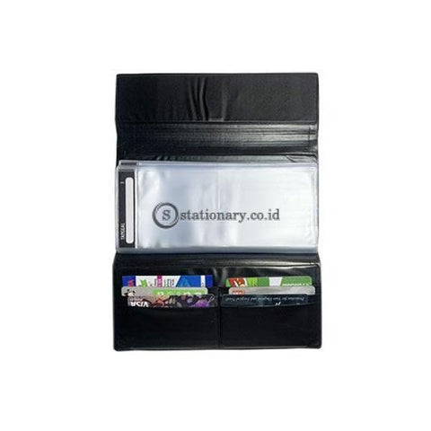 Yushinca Wallet Organizer Keeper Magnet Expanding File For Check Motif Fashion Hitam Warna #c-016