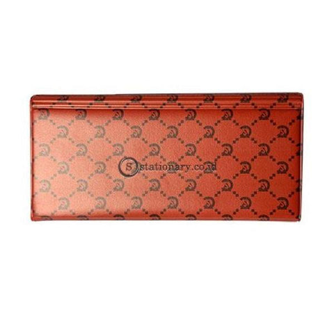 Yushinca Wallet Organizer Keeper Magnet Expanding File For Check Motif Fashion Merah #c-016 Office