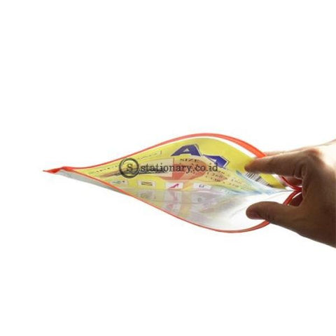 Yushinca Zipper Bag Clear Lipat Punggung A4 (320Mmx245Mm) #zb-102 Office Stationery