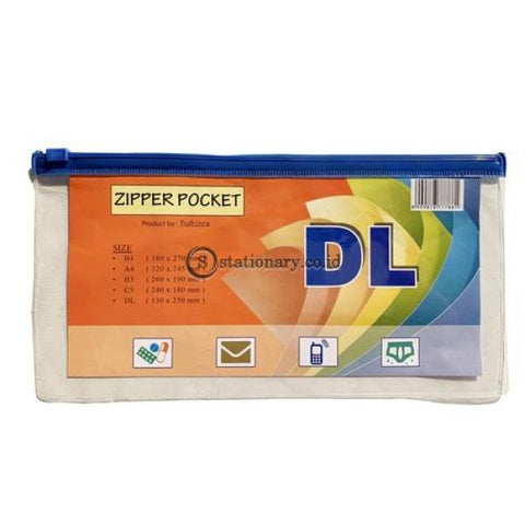 Yushinca Zipper Pocket Dl (130 X 250Mm) Kwitansi Zb-401 Office Stationery