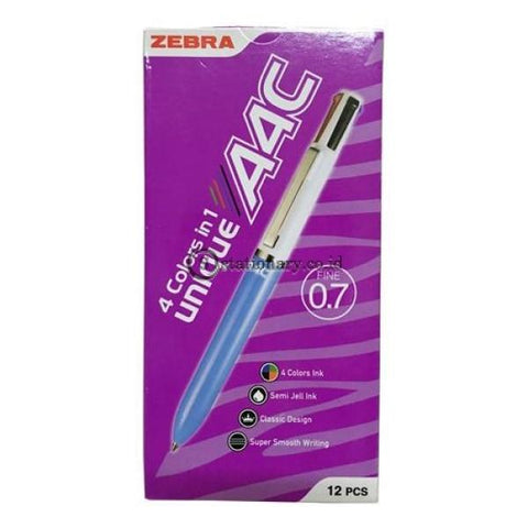 Zebra Ballpoint 4 Warna A4C Office Stationery