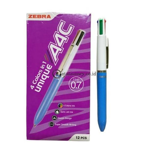 Zebra Ballpoint 4 Warna A4C Office Stationery