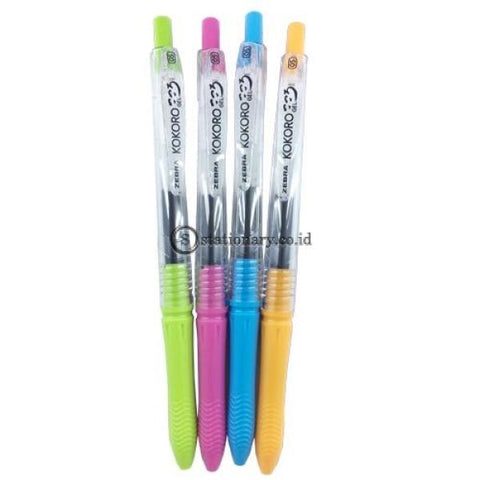 Zebra Ballpoint Kokoro Gel 0.5 Hitam Office Stationery