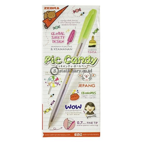 Zebra Ballpoint Piccandy Semi Gel 0.7 Hitam