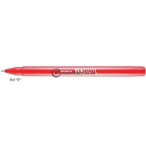 Zebra Ballpoint Warna Penciltic Fineliner 0.4Mm Black Office Stationery Promosi