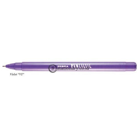 Zebra Ballpoint Warna Penciltic Fineliner 0.4Mm Black Office Stationery Promosi