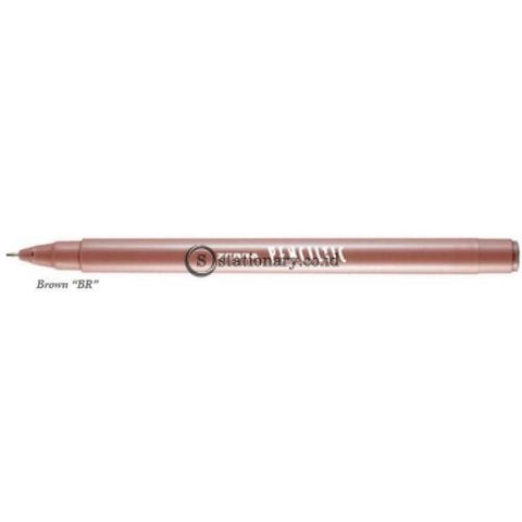 Zebra Ballpoint Warna Penciltic Fineliner 0.4Mm Black Office Stationery Promosi