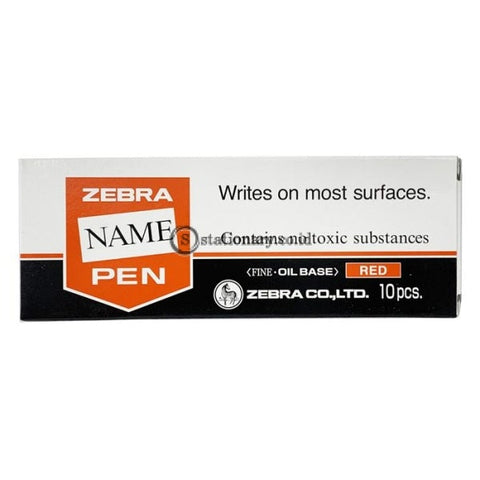 Zebra Name Pen Permanent Marker (Oil Base) Fine Tip 1.2-1.5mm