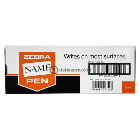 Zebra Name Pen Permanent Marker (Oil Base) Fine Tip 1.2-1.5mm