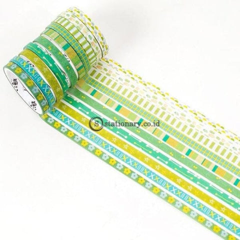 10 Rolls/pack Wizard Rainbow Gilding Washi Tape Set Diy Decoration Scrapbooking Planner Adhesive