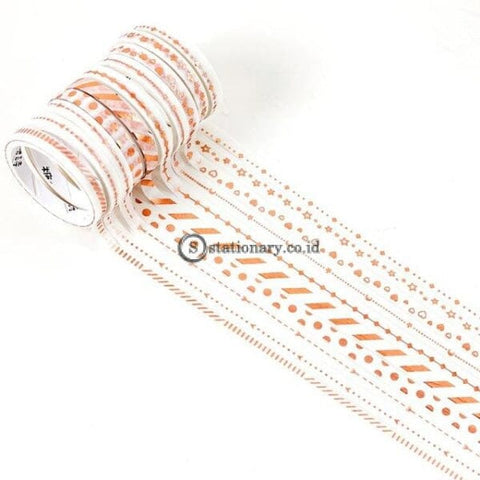 10 Rolls/pack Wizard Rainbow Gilding Washi Tape Set Diy Decoration Scrapbooking Planner Adhesive
