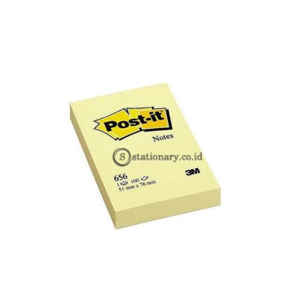 3M Post It Sticky Yellow Notes 656 2X3 Office Stationery