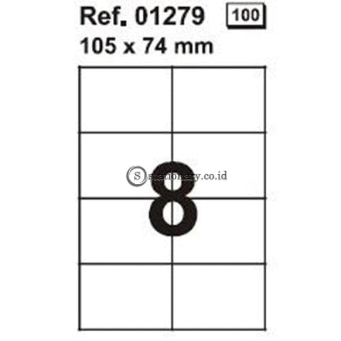 Apli Label White Paper 105 X 74Mm 800 Unit #01279 Office Stationery