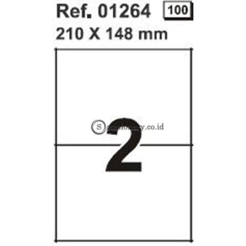 Apli Label White Paper 210 X 148Mm 200 Unit #01264 Office Stationery