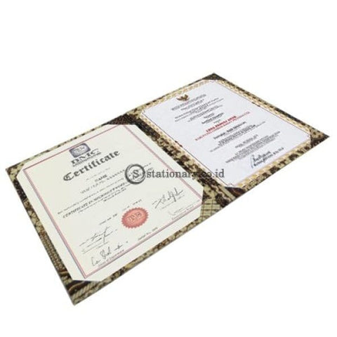 Bambi Certificate Holder A4 Batik #7100K Office Stationery