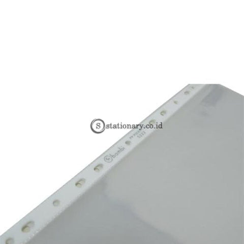Bambi Plastic Pocket Glass Clear Multiholes 0.05Mm A3 (Isi 10 Lbr) #5222 Office Stationery