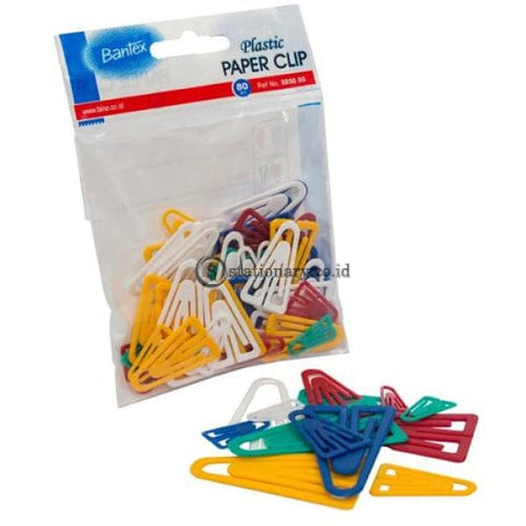 Bantex Colour Paper Clip 80 Pcs #8850 00 Office Stationery