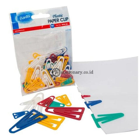 Bantex Colour Paper Clip 80 Pcs #8850 00 Office Stationery