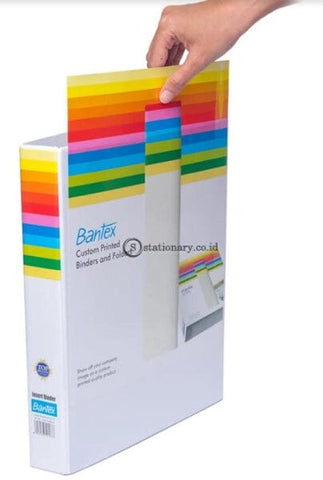 Bantex Insert Ring Binder 2 25Mm A4 White #8522 07 Office Stationery Promosi