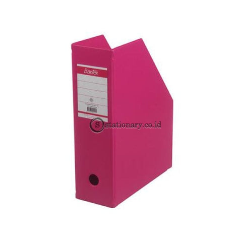 Bantex Magazine File (Box File) 10Cm Folio #4011 Melon - 63 Office Stationery