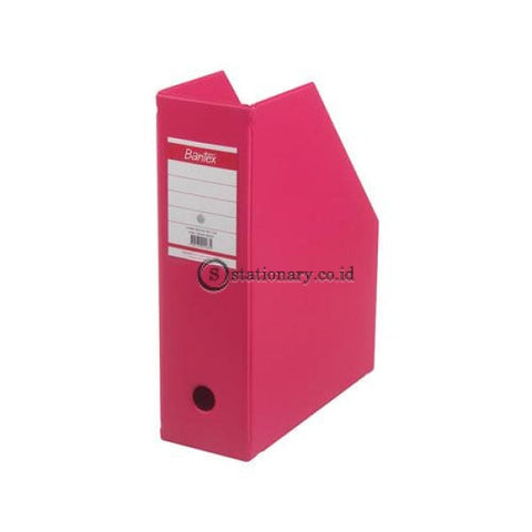 Bantex Magazine File (Box File) 10Cm Folio #4011 Melon - 63 Office Stationery