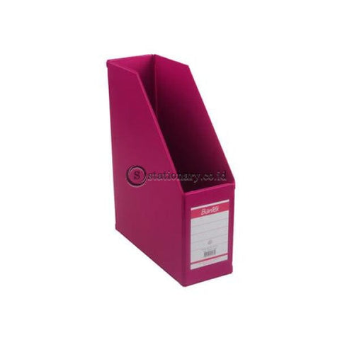 Bantex Magazine File (Box File) 10Cm Folio #4011 Melon - 63 Office Stationery