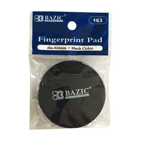 Bazic Fingerprint Pad Black #163 Office Stationery