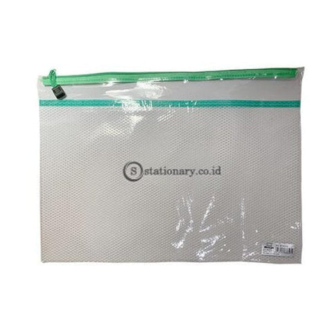 Bazic Zipper Bag Clear Jaring A3 #8858 Office Stationery