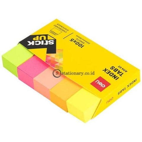 Deli Post It Memo Paper Index Tabs 50X12Mm (5X100Sheets) Ea11402 Office Stationery