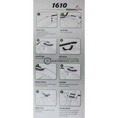 Dymo Mesin Label Embossed 1610 Office Equipment