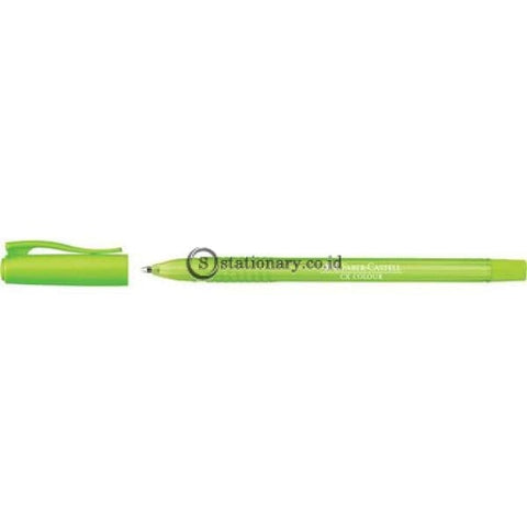 Faber Castell Ballpoint Pen Cx Colour 1.0Mm Hijau Office Stationery