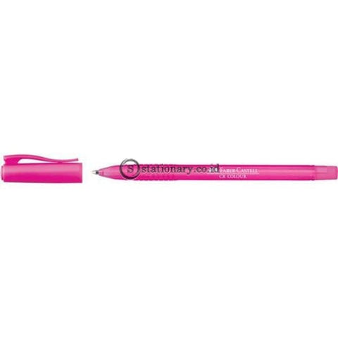 Faber Castell Ballpoint Pen Cx Colour 1.0Mm Pink Office Stationery