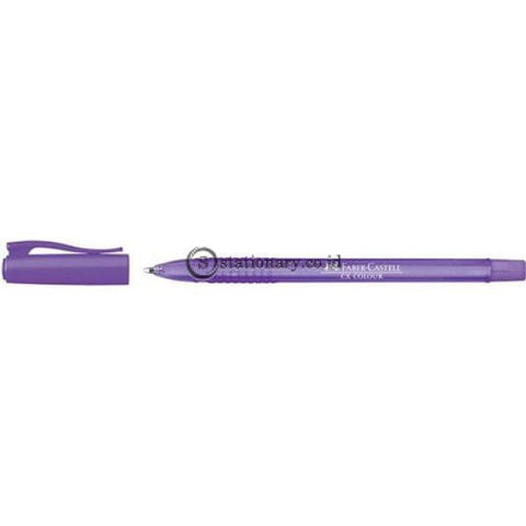 Faber Castell Ballpoint Pen Cx Colour 1.0Mm Violet Office Stationery