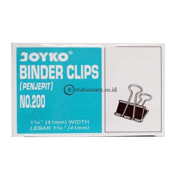 Joyko Binder Clip 1 5/8 Inch (41Mm) No 200 Office Stationery