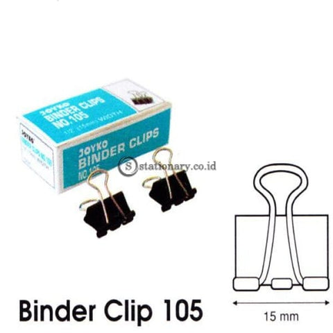 Joyko Binder Clip 1/2 Inch (15mm) No 105