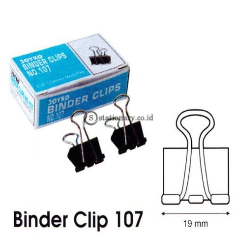 Joyko Binder Clip 3/4 Inch (19mm) No 107