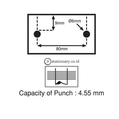 Joyko Pembolong Kertas Heavy Duty Punch P-95 Office Stationery