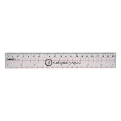 Joyko Penggaris Acrylic Ruler 20Cm Rl-Ac-20 Office Stationery