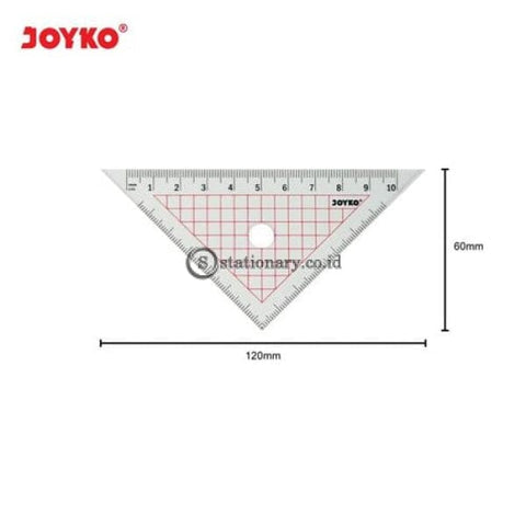 Joyko Penggaris Acrylic Ruler Set (4Pcs) Rl-Acs1 Office Stationery