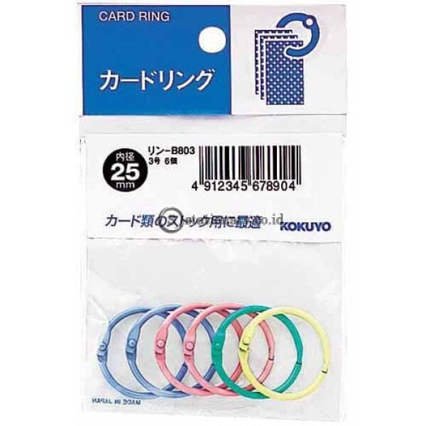 Kokuyo Card Ring 25Mm Warna Rin-B803 Office Stationery