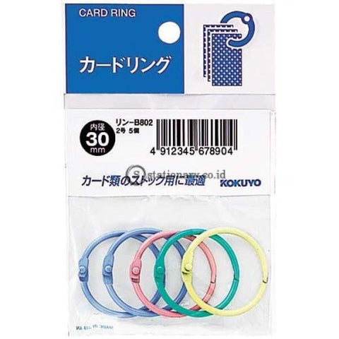 Kokuyo Card Ring 30Mm Warna Rin-B802 Office Stationery