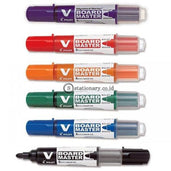 Pilot Vboard Master Whiteboard Marker Bullet Medium Red Office Stationery