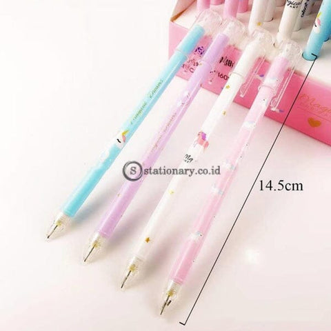 (Preorder) 0.5/0.7Mm Unicorn Mechanical Pencil Kawaii Simple Automatic For Girls Boys Writing Gift