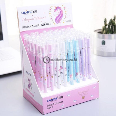 (Preorder) 0.5/0.7Mm Unicorn Mechanical Pencil Kawaii Simple Automatic For Girls Boys Writing Gift