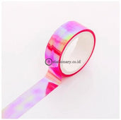 (Preorder) 1.5 Cm Wide Cool Gradual Change Rainbow Decorative Colorful Tape Diy Scrapbooking Masking