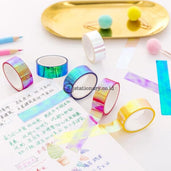 (Preorder) 1.5 Cm Wide Cool Gradual Change Rainbow Decorative Colorful Tape Diy Scrapbooking Masking