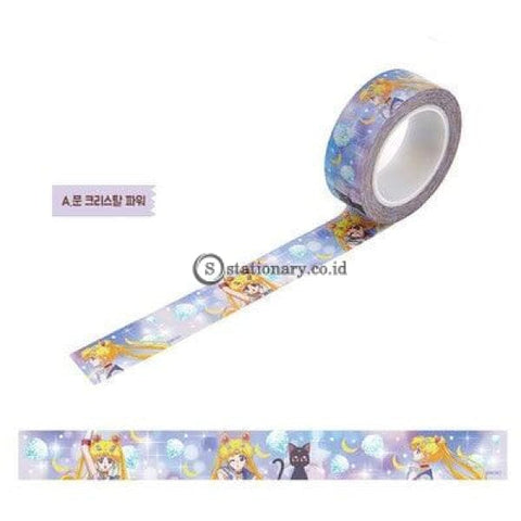 (Preorder) 1.5Cm Cartoon Sailor Moon Girl Cat Washi Paper Tape Adhesive Diy Scrapbooking Sticker