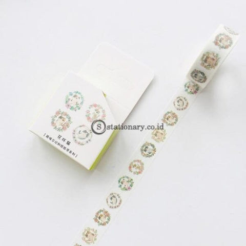 (Preorder) 1.5Cm Garland Cat Series Washi Tape Adhesive Diy Scrapbooking Sticker Label Masking 01